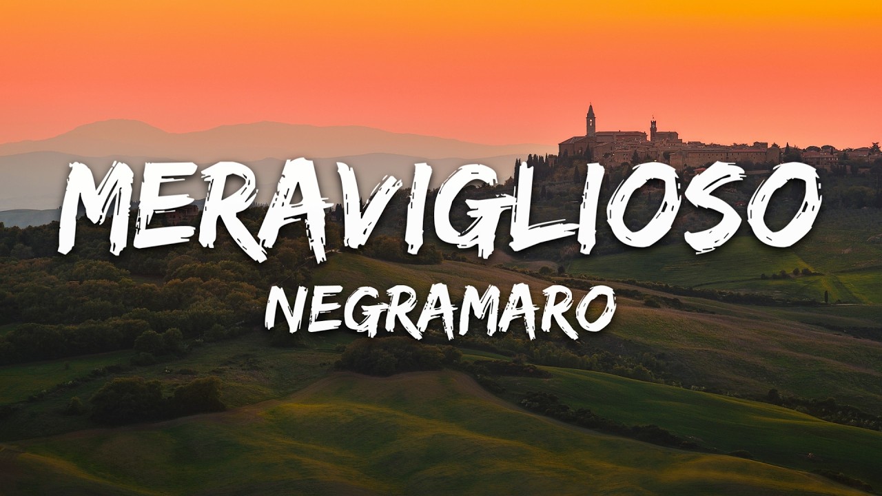 Negramaro - Meraviglioso (Testo/Lyrics)