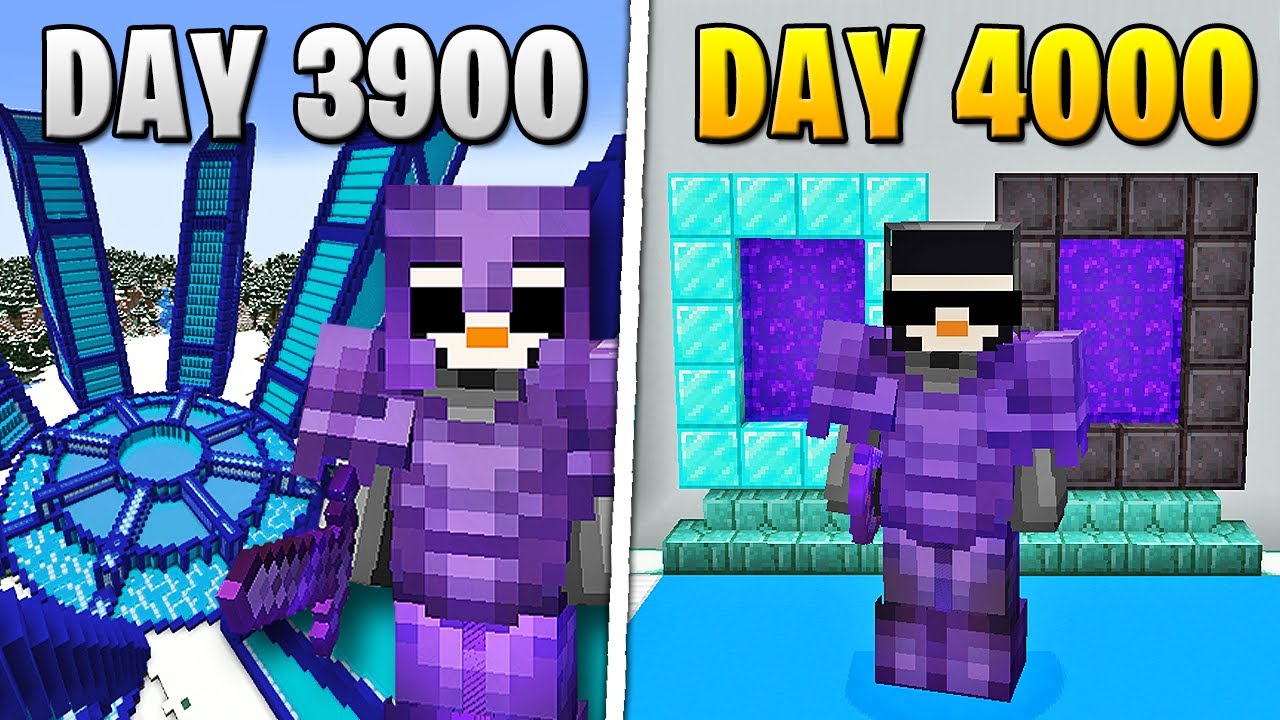 Я выжил 4000 дней в HARDCORE Minecraft...