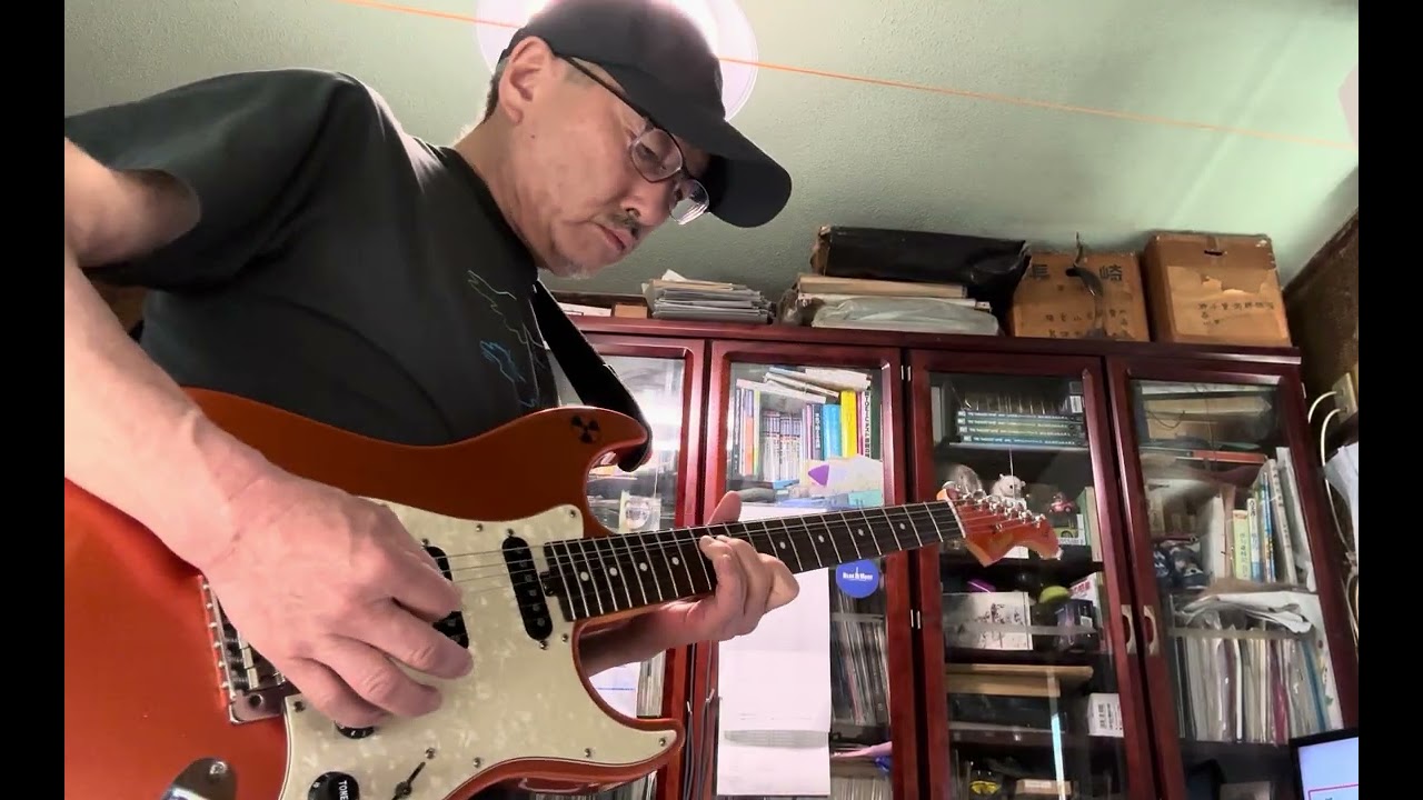 《アドリブ練習》 Guitar improvisation with SMOOTH JAZZ CHAKA Backing JAM Track F♯