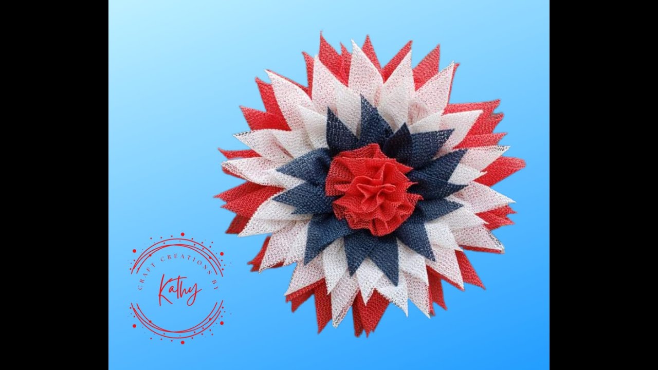Patriotic Shelf Liner Flower