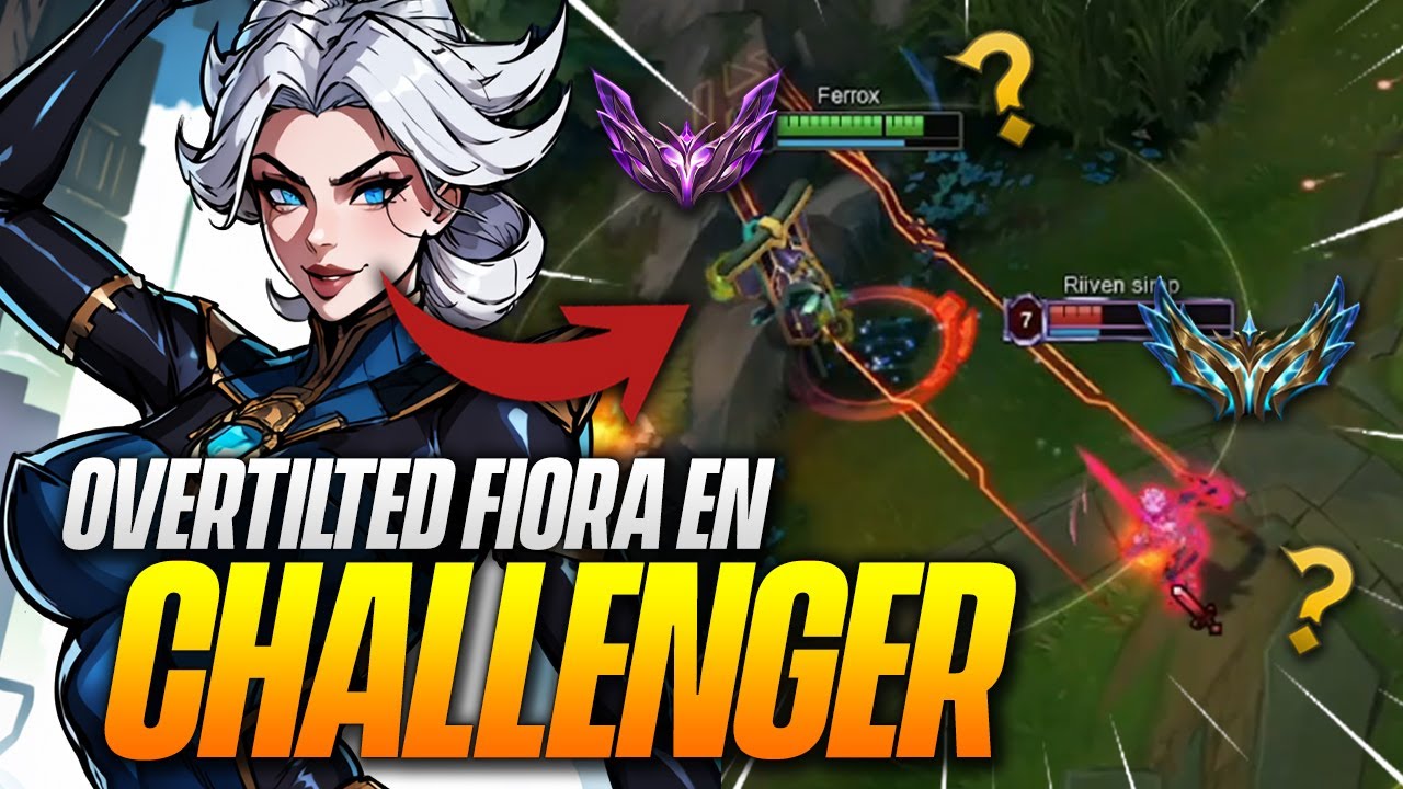 WTF!? 😂 CHALLENGER FIORA SE ME TILTEÓ DESDE MINUTO 1! | Camille VS. Fiora | League of Legends