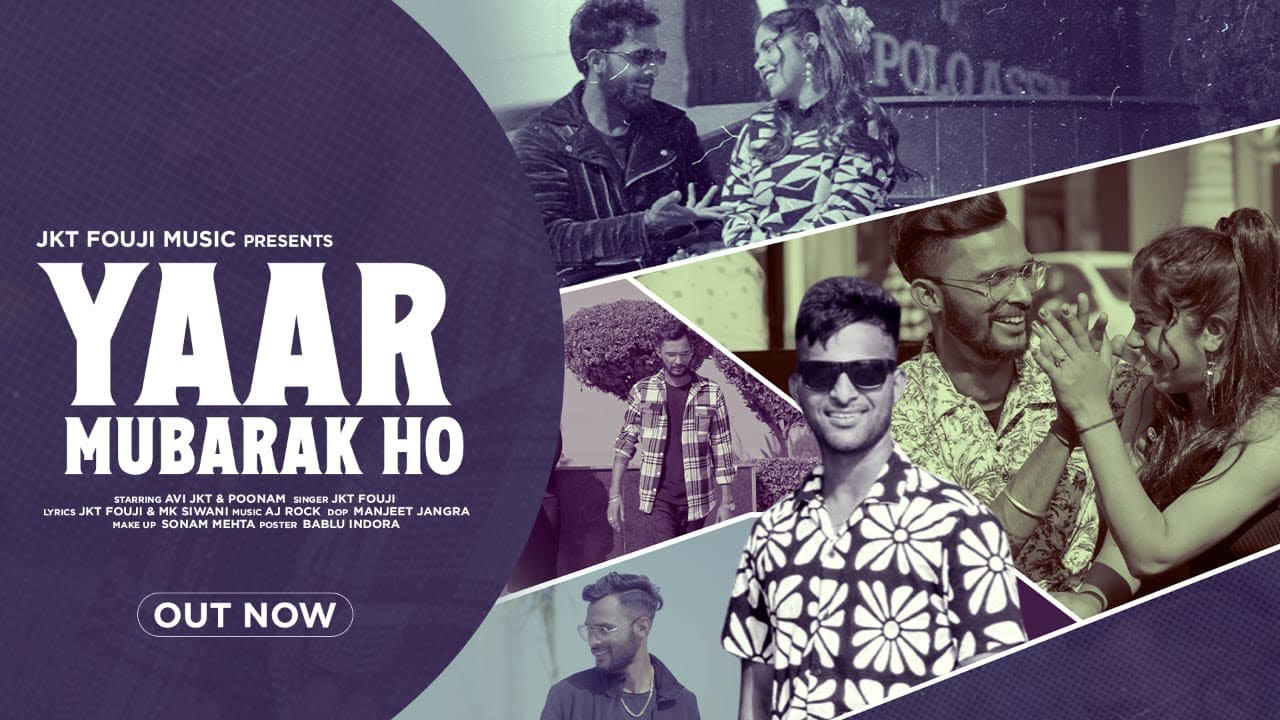 Yaar Mubarak ho || Jkt Fouji || Haryanvi song 2025 Official Video || Avi Jkt || Poonam tetrwal