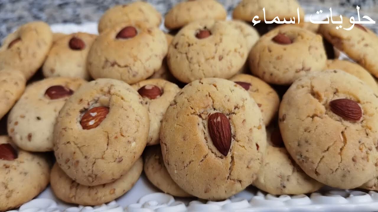 حلويات العيد/غريبة البهلة مشقة بدون دلك رائعة هشيشة وخفيفة