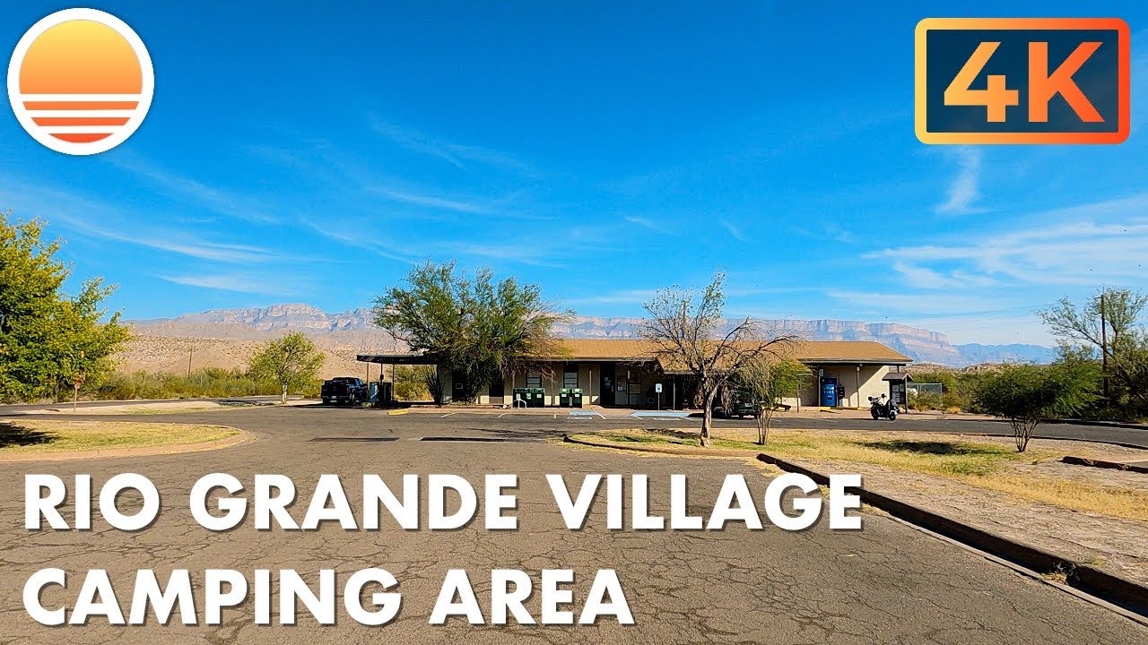 Rio Grande Village Camping Area  Drive with me in Big Bend National Park