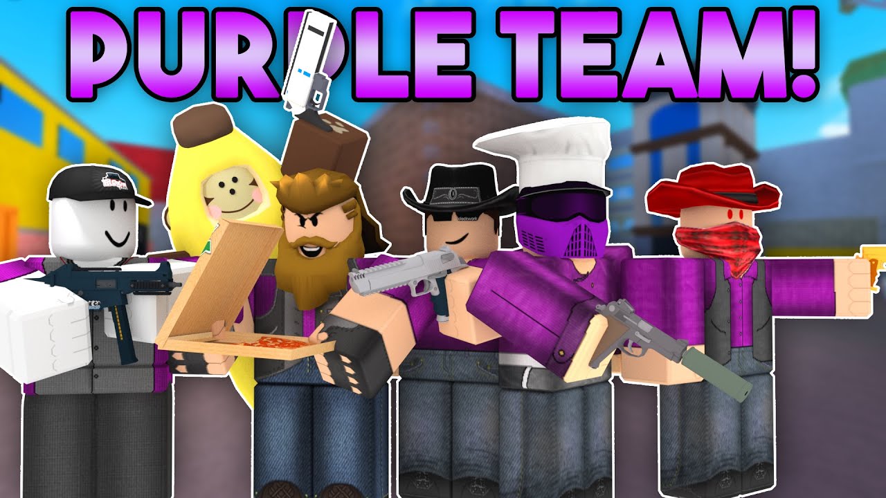 THE ULTIMATE PURPLE TEAM IN ARSENAL (ROBLOX)