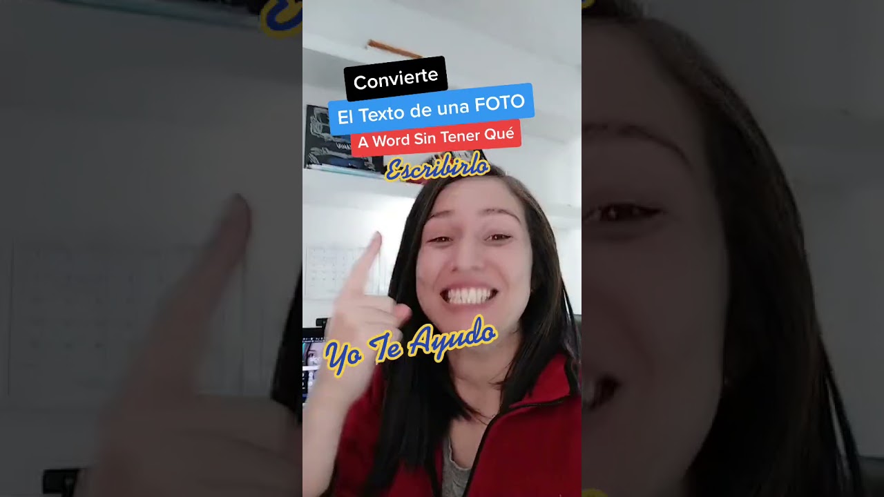 convierte texto de una foto a word sin escribir