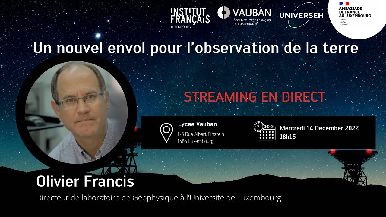 Un nouvel envol pour l’observation de la terre - Olivier Francis