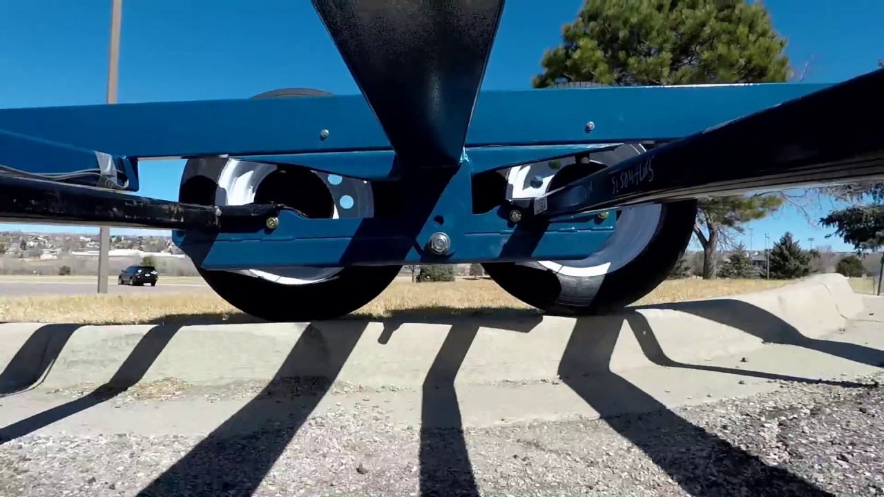 Tandem Torsion Axles Suspension Action