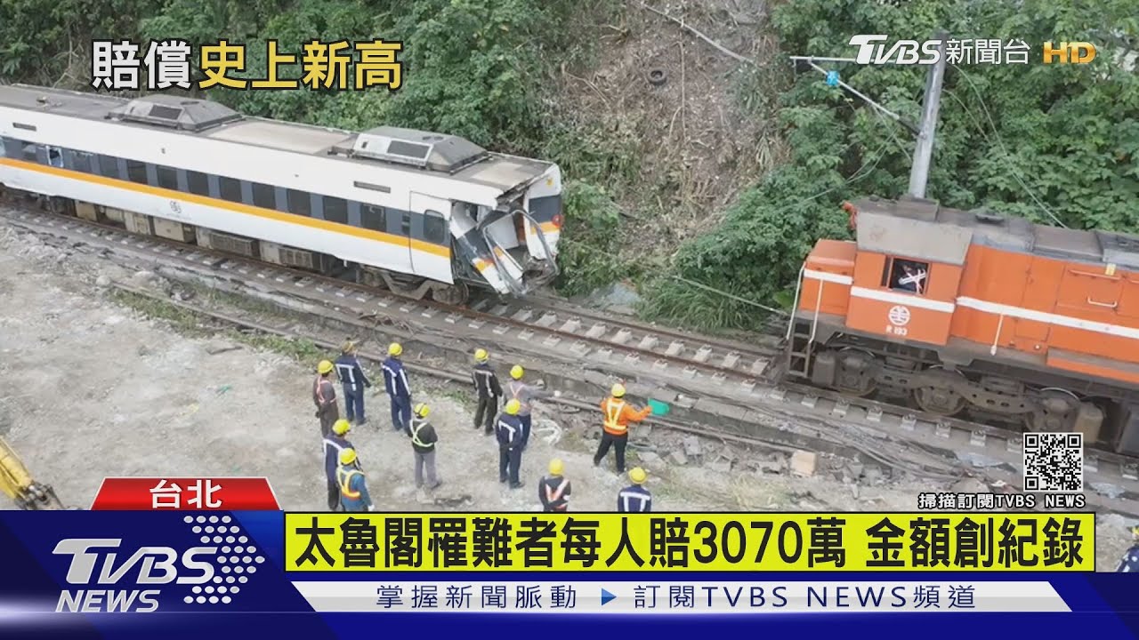 太魯閣罹難者每人賠3070萬 金額創紀錄｜TVBS新聞