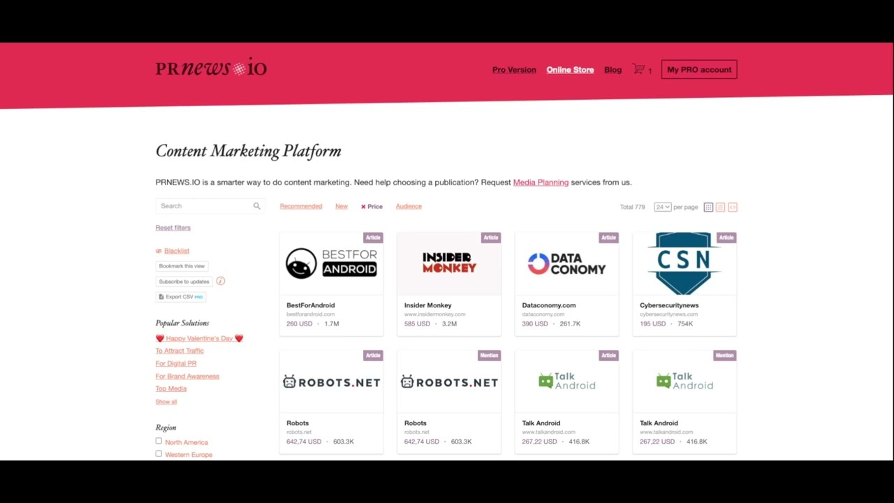 Quick Tour on PRNEWS.IO (2025)