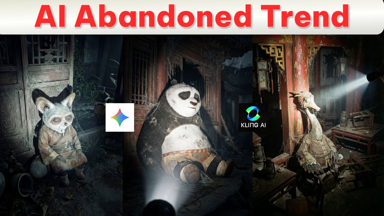 How to Do the Abandoned POV AI Video Trend That is Going Viral on TikTok | KlingAI | Gemini