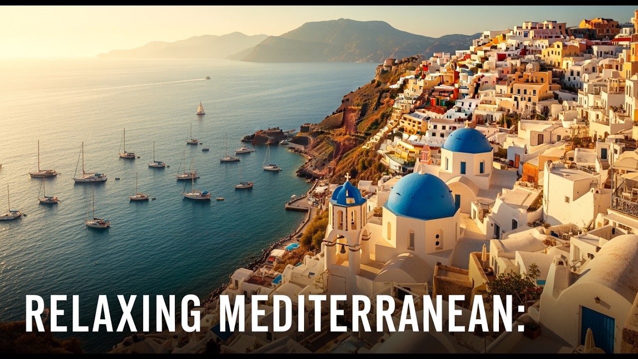 Mediterranean Cafe Instrumental  Chill Acoustic Background Music