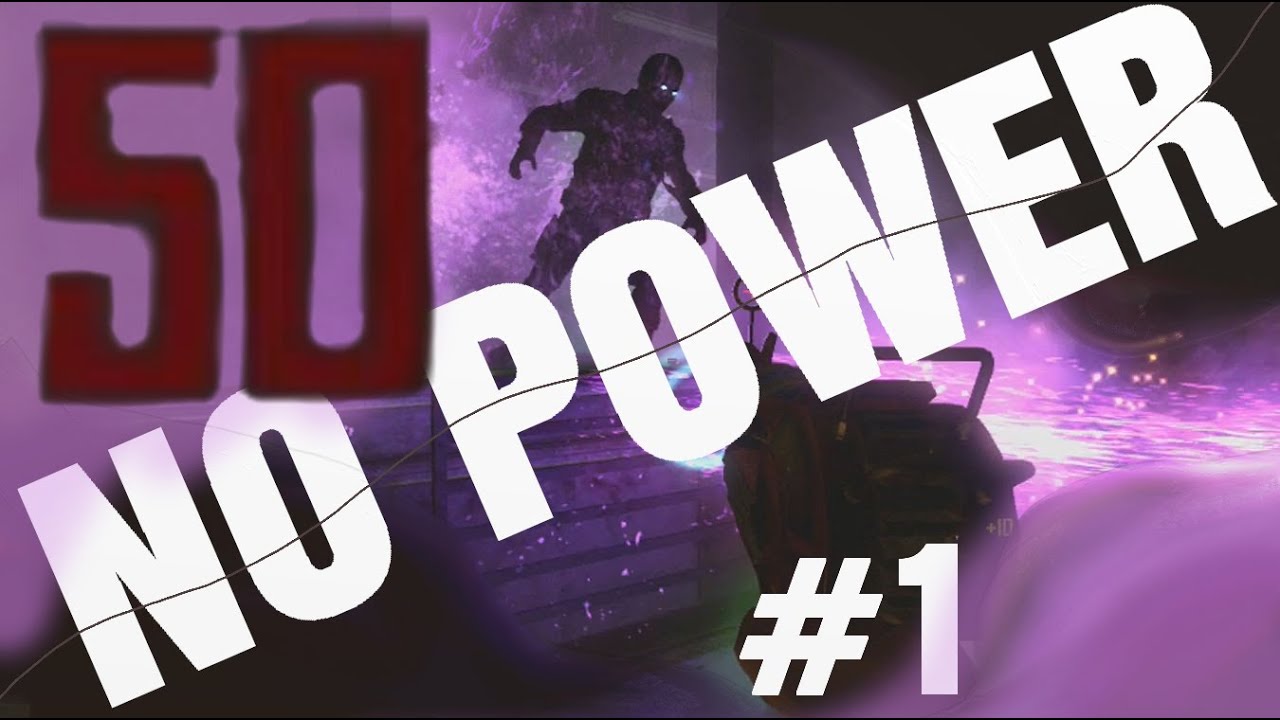 Die Rise No Power Challenge Round 50 Sliquifier + Ray Gun Strategy - Part 1 - Black Ops 2 Zombies