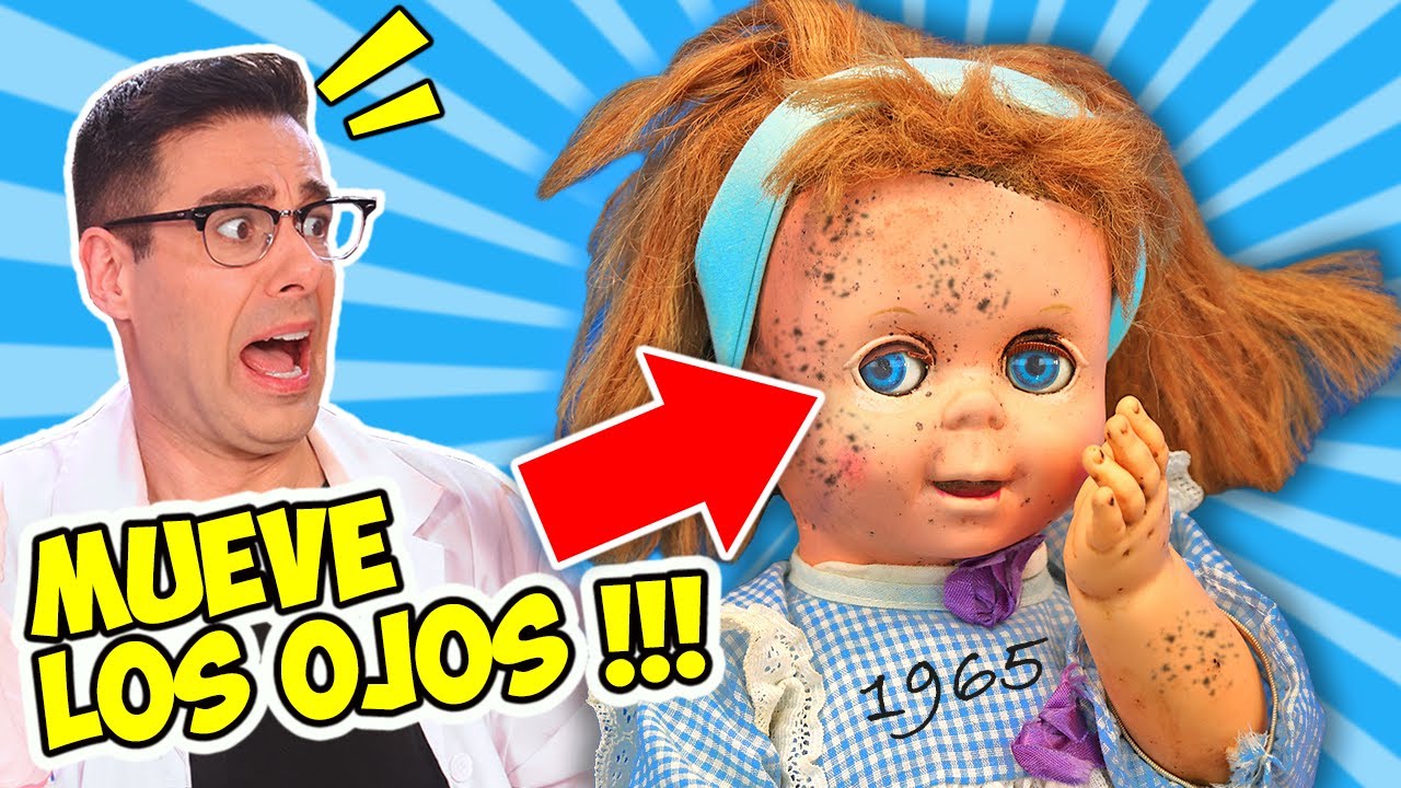 ABRO MUÑECA de 1965 que MUEVE LOS OJOS Y HABLA ✂️ ¿Qué Hay Dentro de Baby Say'N See?
