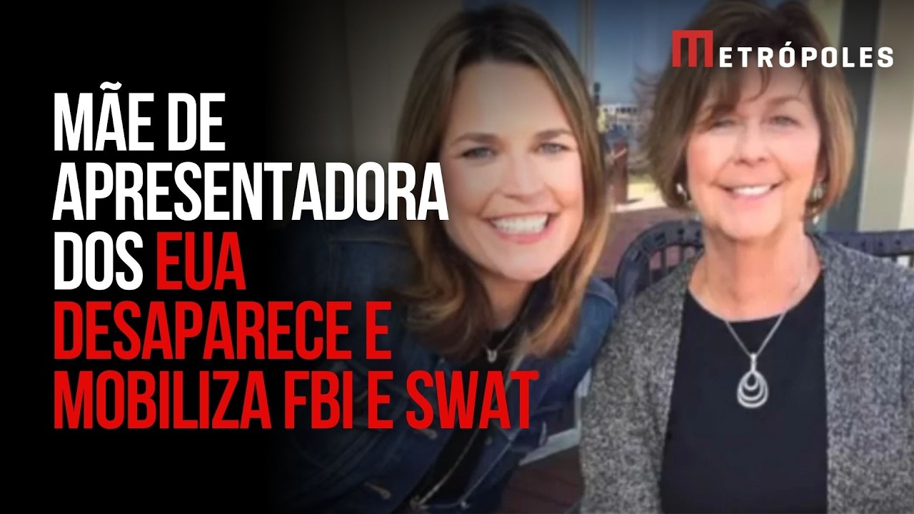 Desaparecimento de mãe de apresentadora mobiliza FBI e Swat nos EUA