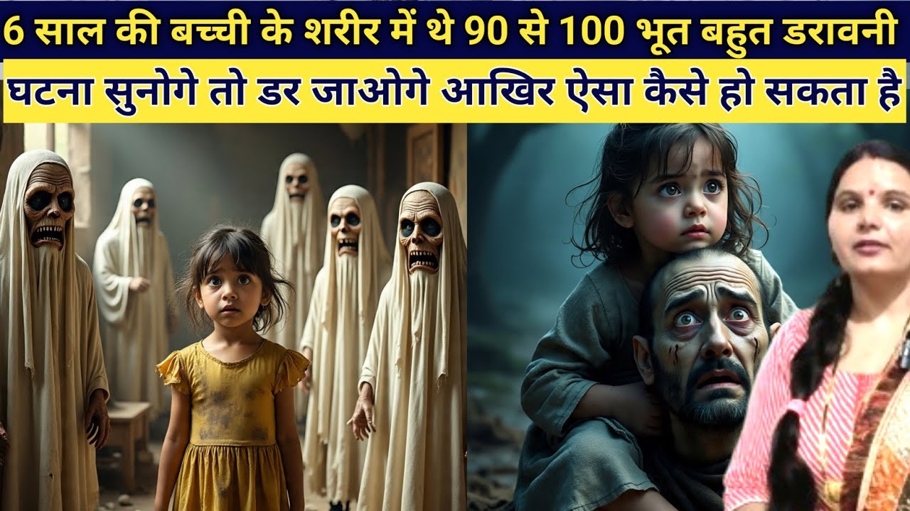 6 साल की बच्ची के ऊपर आखिरकार कैसे आ सकते हैं 90 से 100 भूत सच्ची घटना डरावनी emotional story 