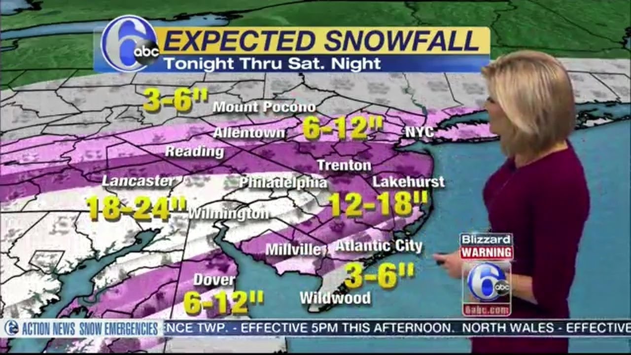 Blizzard of 2016 • part 1/2 | 6abc | January 22, 2016