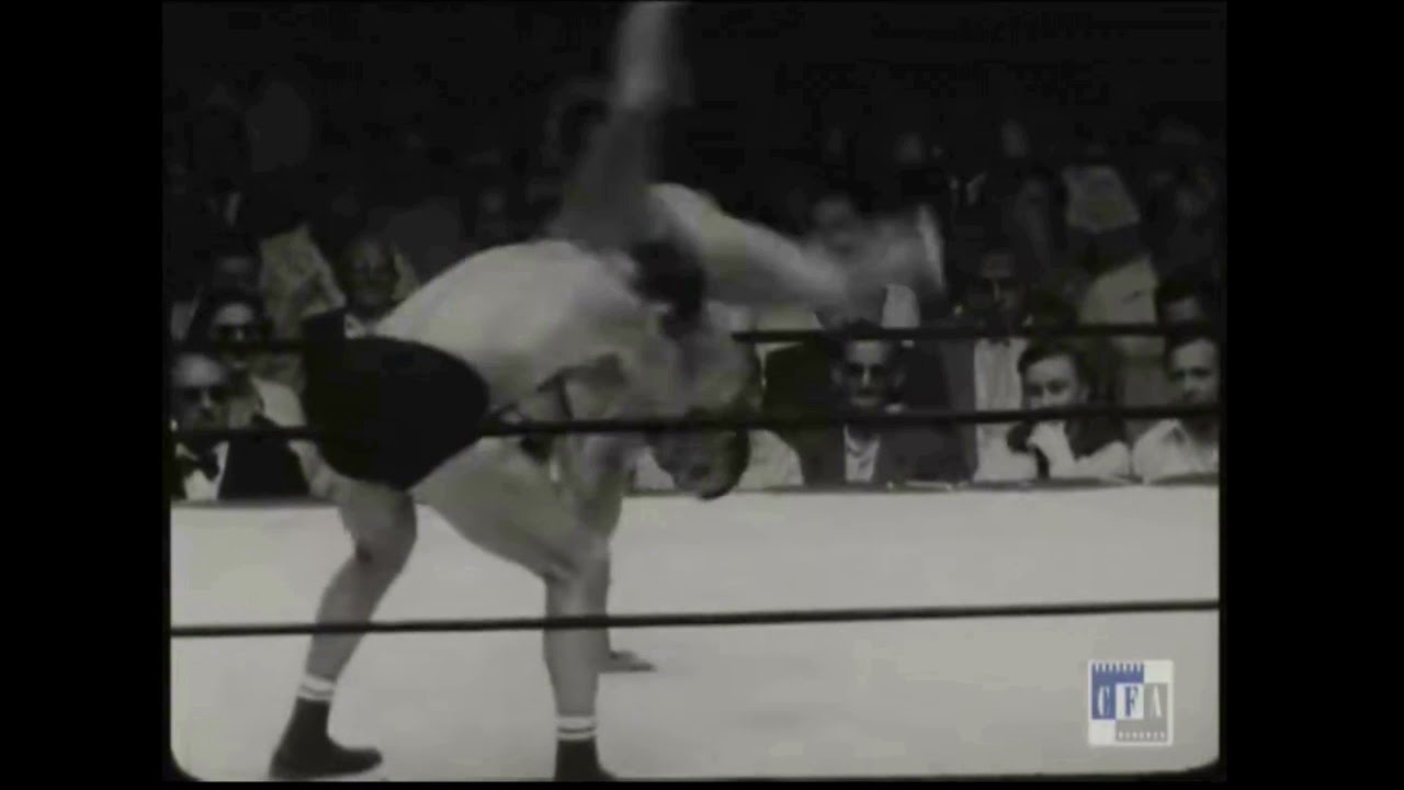Cartwheel Standing Americana Throw - Edouard Carpentier Vs Lou Thesz