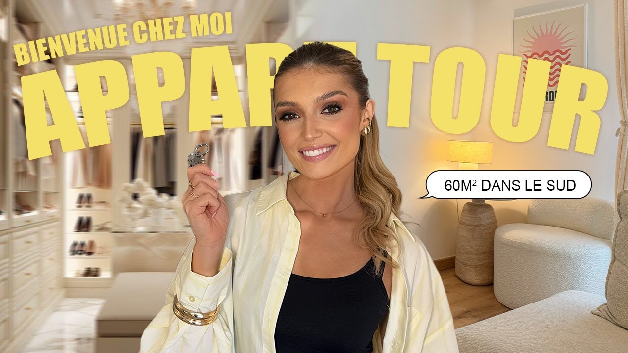 MON APPARTEMENT TOUR (60m2 dans le sud) | Julie Tagliavacca