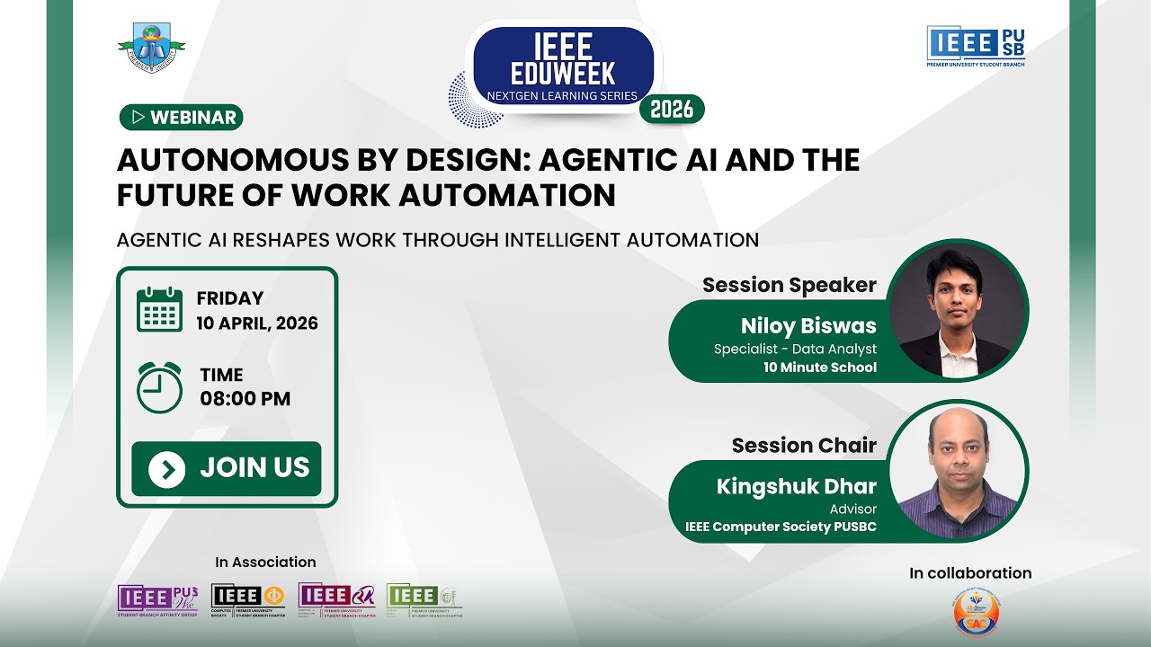 Autonomous by Design: Agentic AI and the Future of Work Automation | 𝐈𝐄𝐄𝐄 𝐄𝐝𝐮𝐖𝐞𝐞𝐤 𝟐𝟎𝟐𝟔