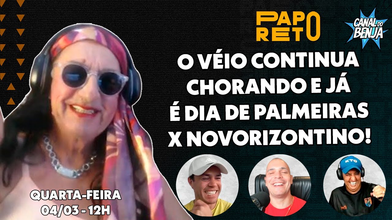 Papo Reto com Benja, Gladiador, Mano e Véio - ep. 541 - 04/03/2026