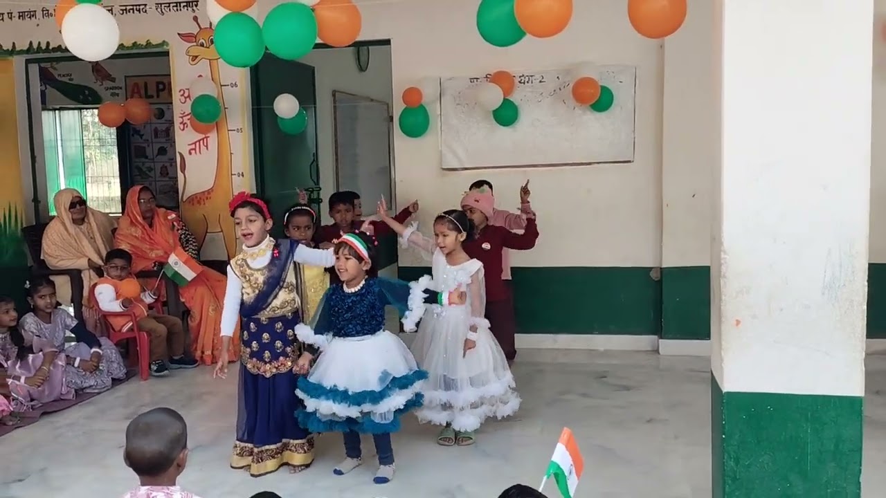 Claas- 1 ke bachhon ka Republic Day par dance performance , 🇨🇮🇨🇮#trending 🧡🤍💚