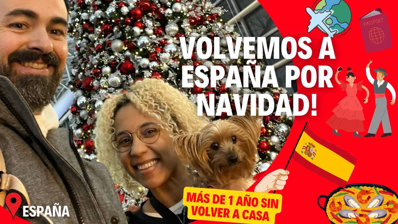 🇪🇸CÓMO ES LA NAVIDAD EN ESPAÑA?🤔 COMIDAS, COSTUMBRES. PRIMER VIAJE DESDE QUE VIVIMOS EN NEW YORK😍