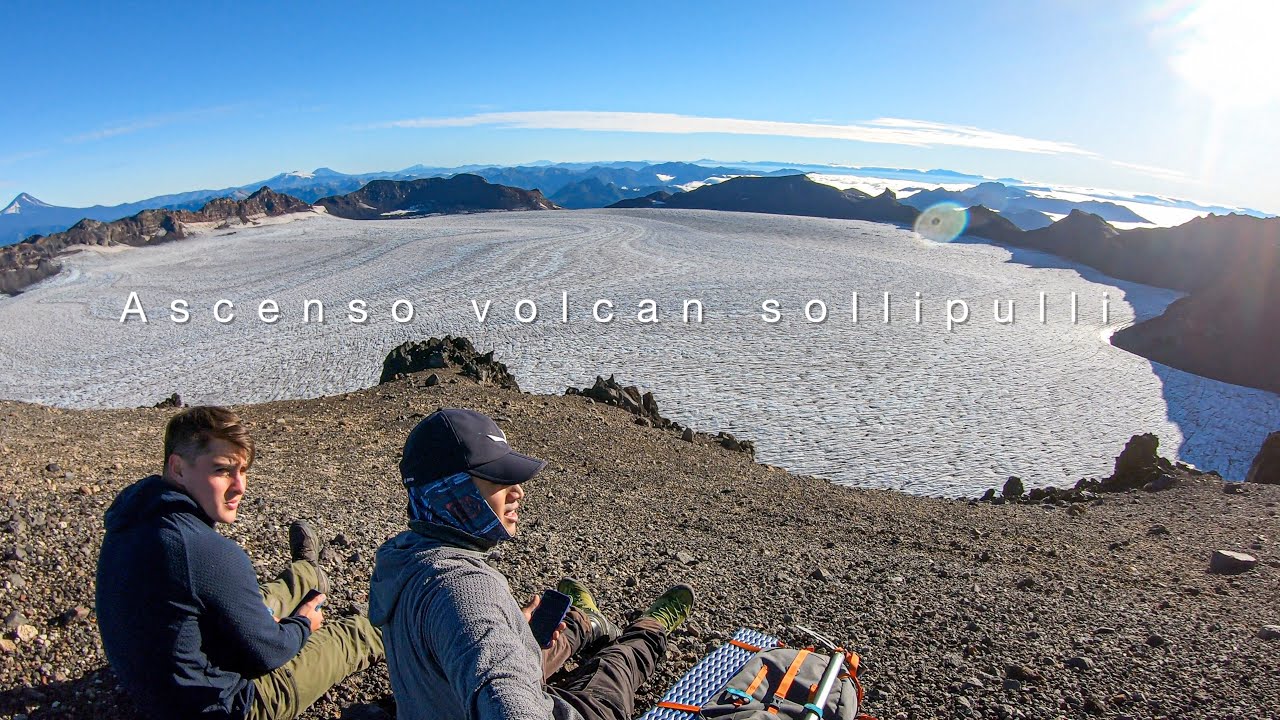 Ascenso volcan sollipulli, cumbre sur por reigolil