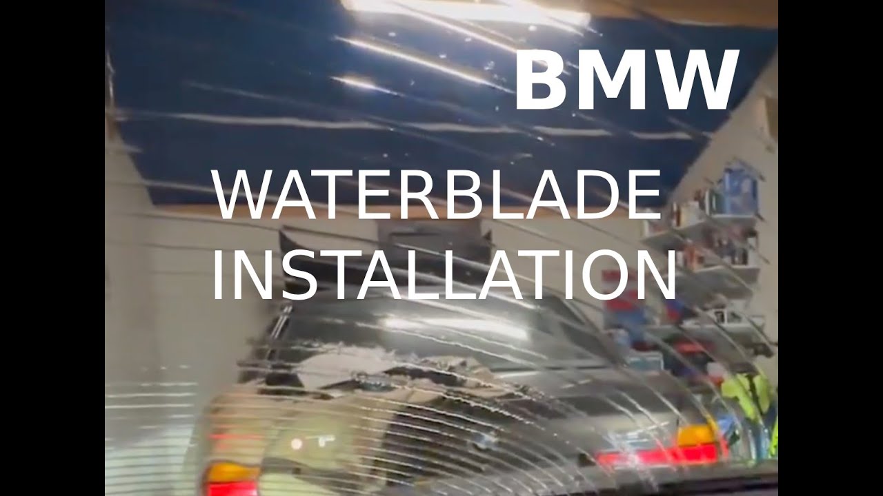Einbau BMW G30 Waterblade Kit