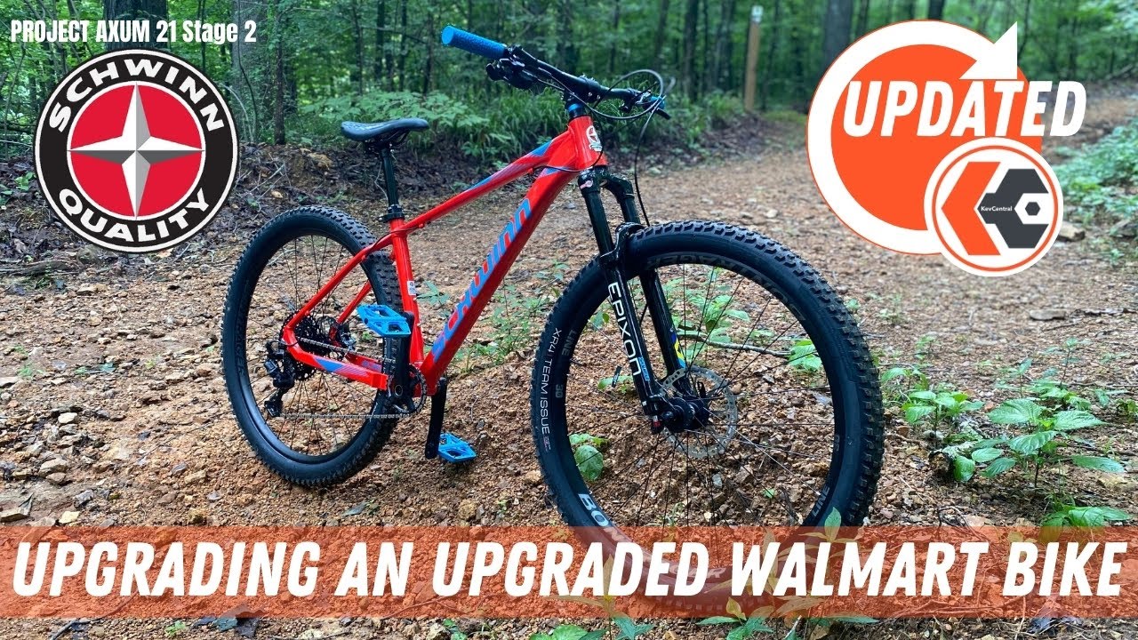 MORE UPGRADES to an already upgraded Walmart Bike! - 2021 Schwinn Axum DP - Project Axum 21 Stage 2