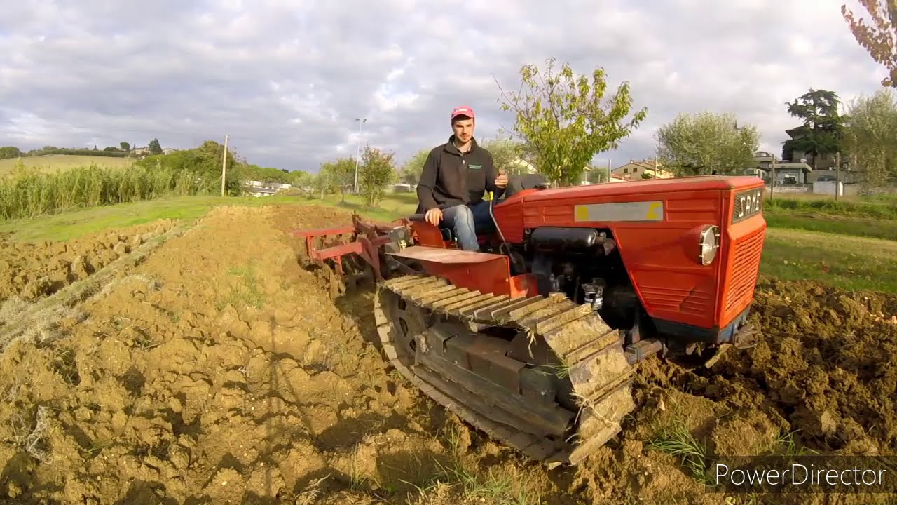 preparazione terreno con same Falcon 50c