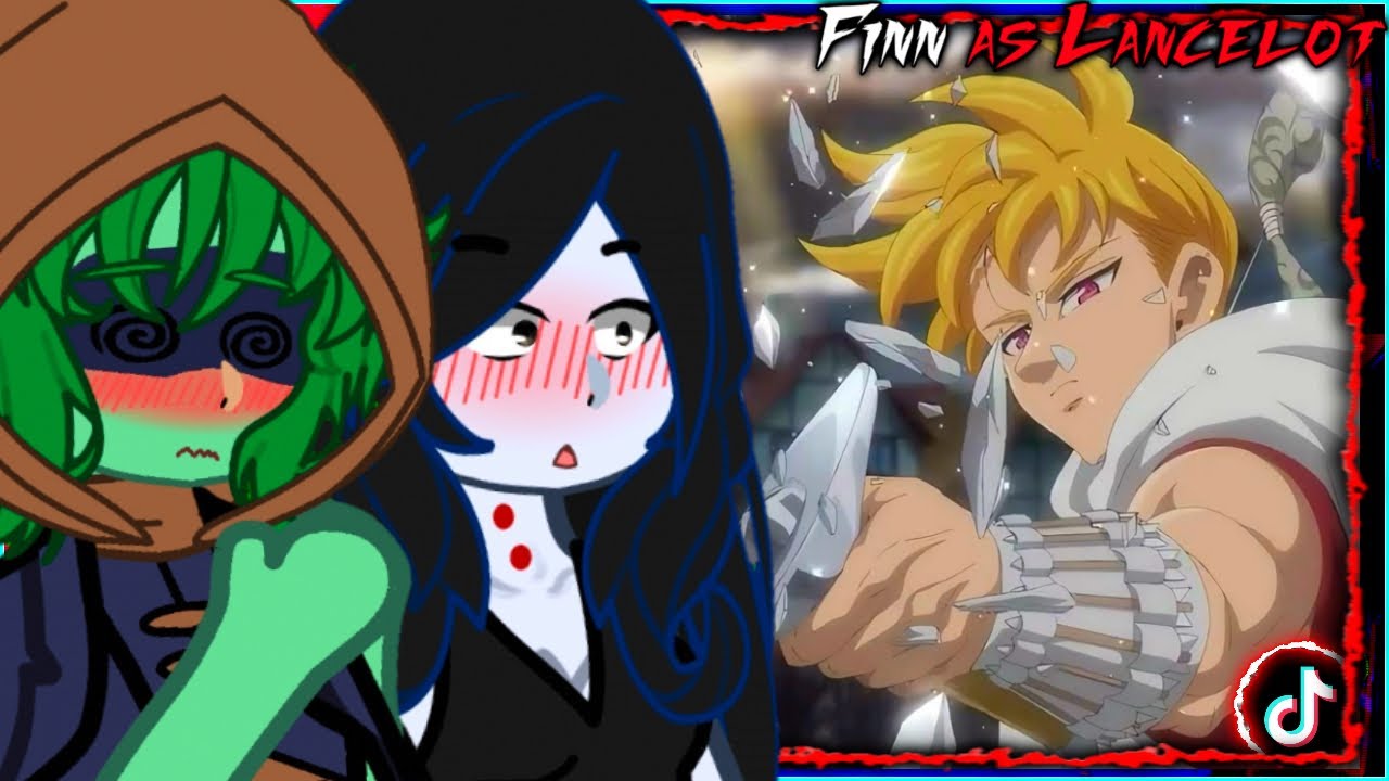 🇺🇸/🇪🇸/🇧🇷 Adventure Time React to Finn As Lancelot – Gacha React