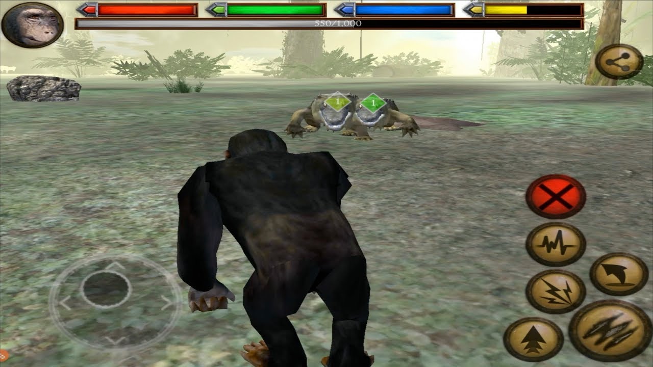 Chimpanzee Ape Simulator 3D, Ultimate Jungle Simulator, By Gluten Free Games