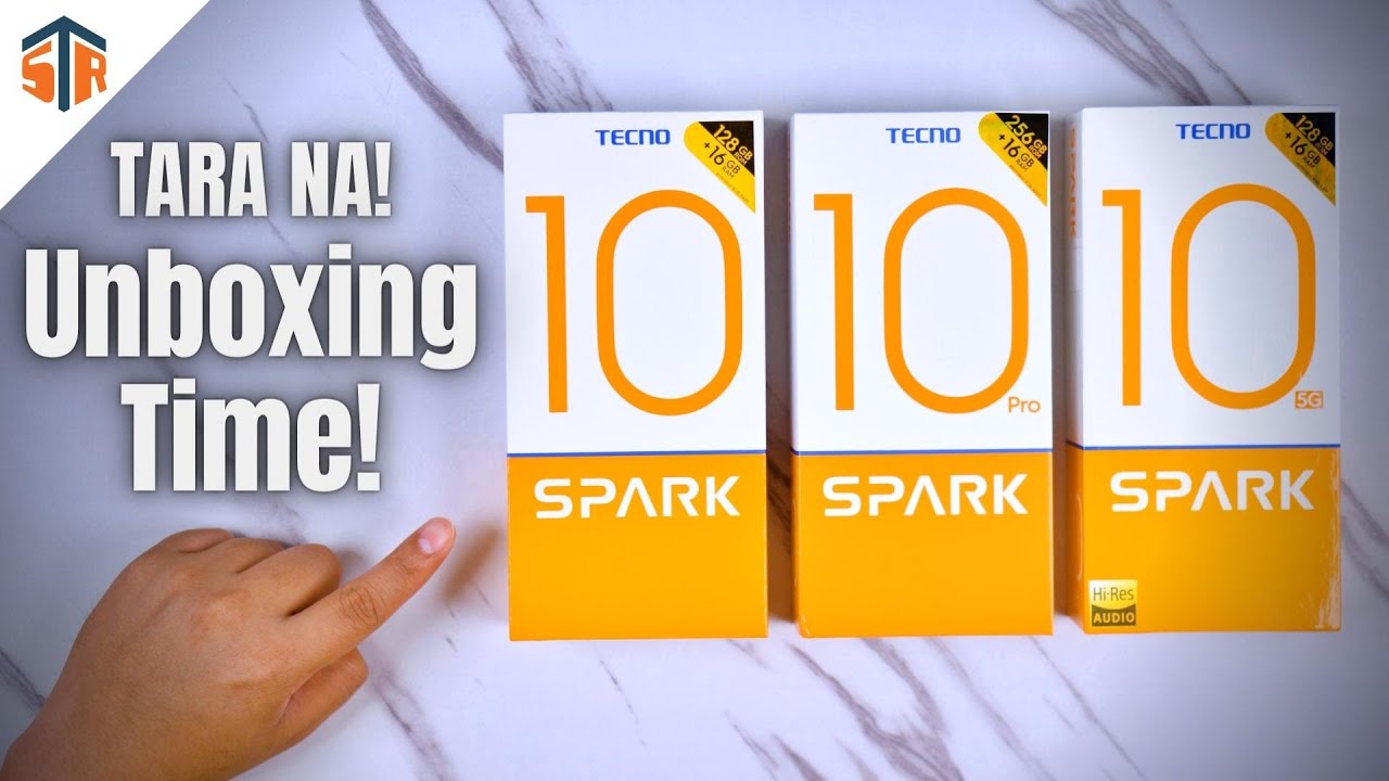 Tecno Spark 10 Series Unboxing - Grabe Naman Ginawa ng Tecno!