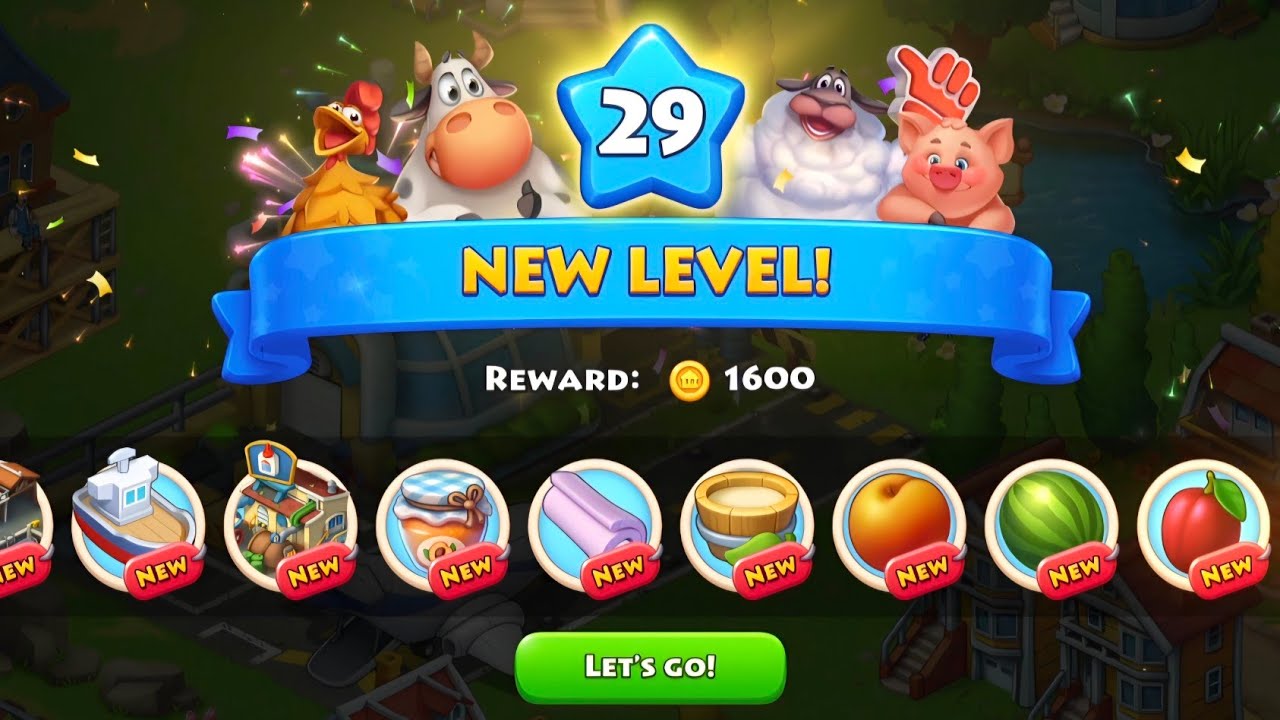 Township level 29 Gameplay 