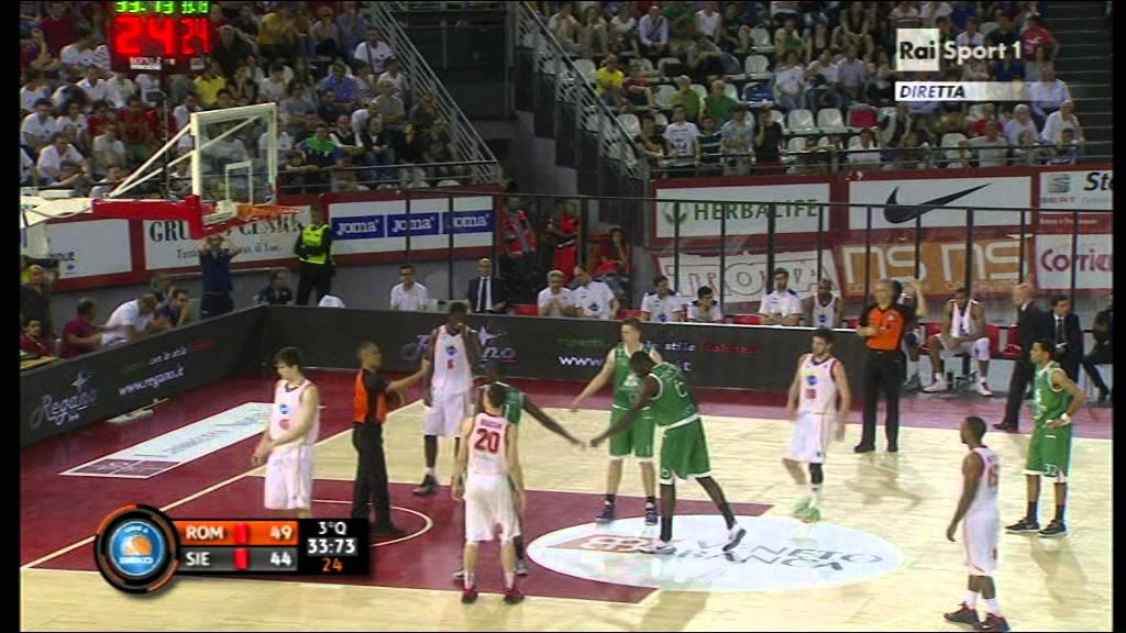 Basket. Semifinale. G4. Virtus Roma - Montepaschi Siena. 2nd half