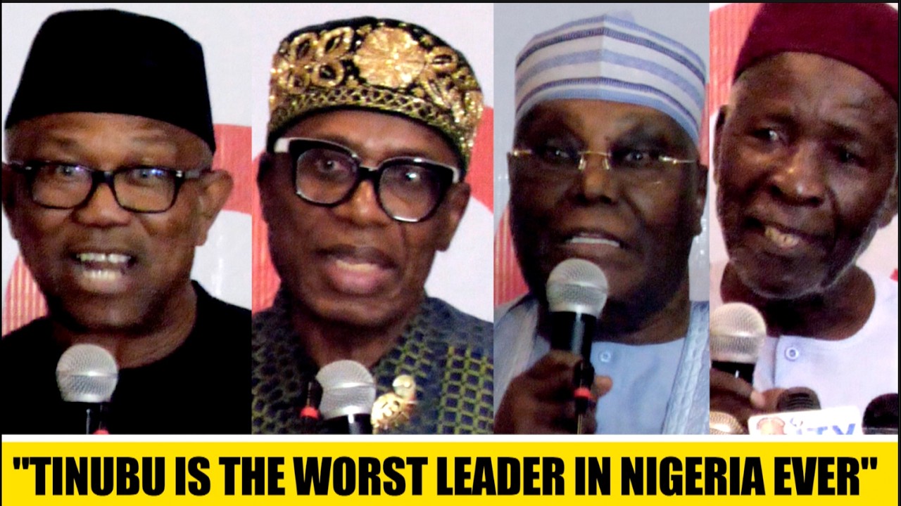 Peter Obi, Atiku, Amaechi Address World Press Conference: Tinubu is the Worst Leader Ever In Nigeria