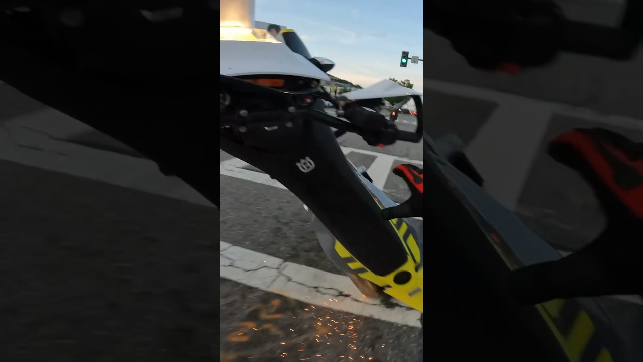 CRASH POV: SENT IT TOO HARD #crash #wheelie #bike #701supermoto