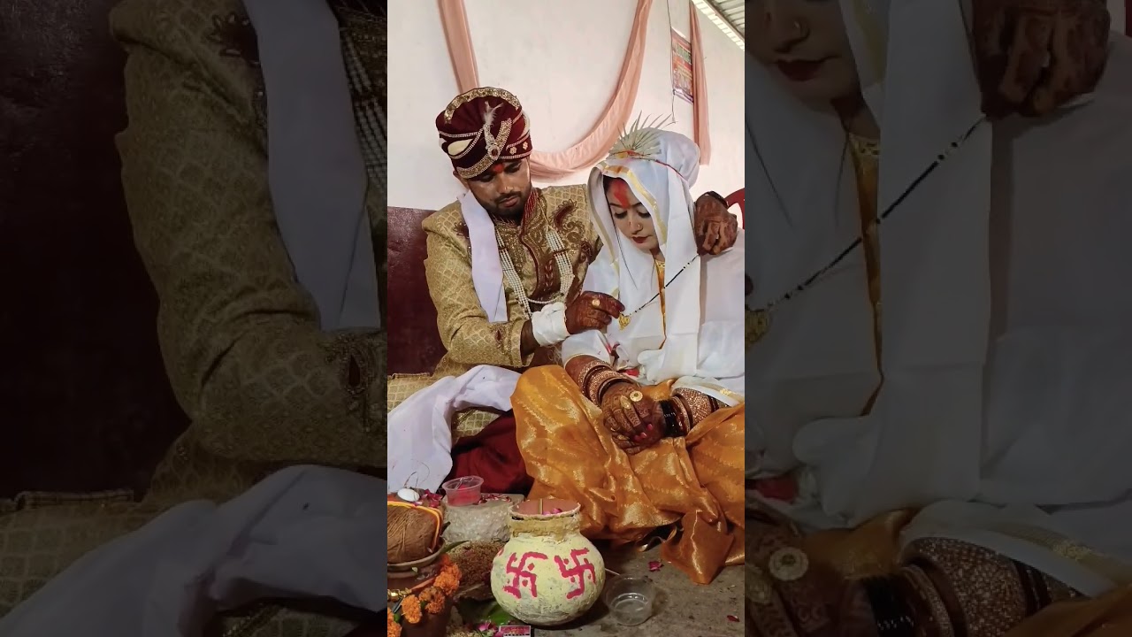 mangalsutra ceremony #wedding #bridal #dulhan #emotional #love #indianwedding #youtubeshorts