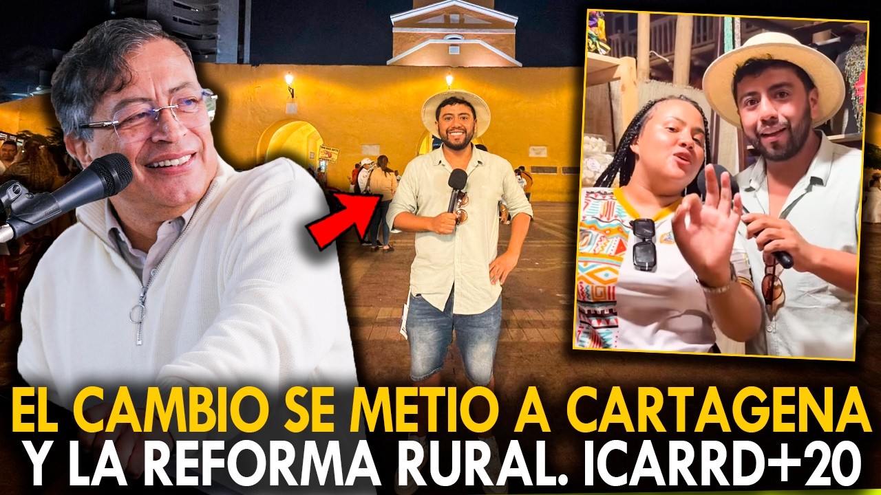 🚨¡En vivo! El cambio de Petro se metió a Cartagena con los campesinos y la economía popular