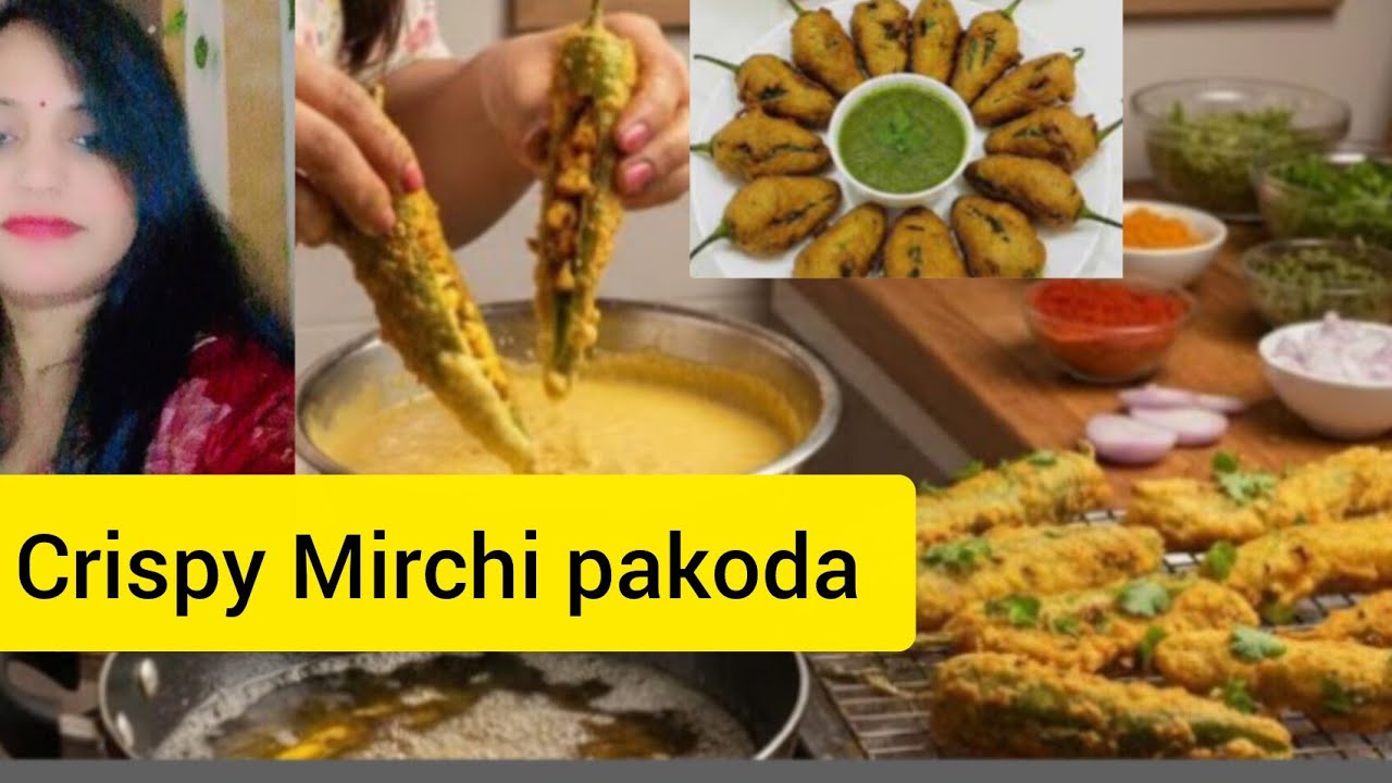 Crispy Mirchi Pakode | Baarish Special Street Style Recipe