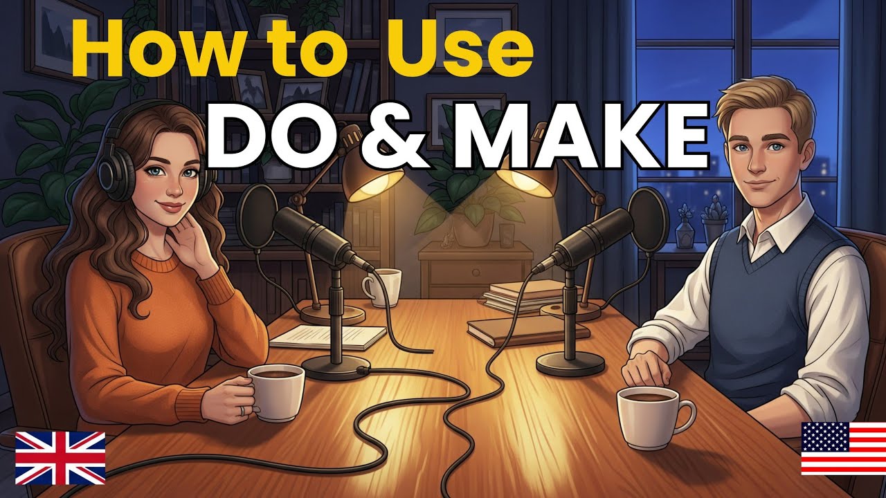 Learn English with Real Conversations Podcast | How to Use “DO” vs “MAKE”