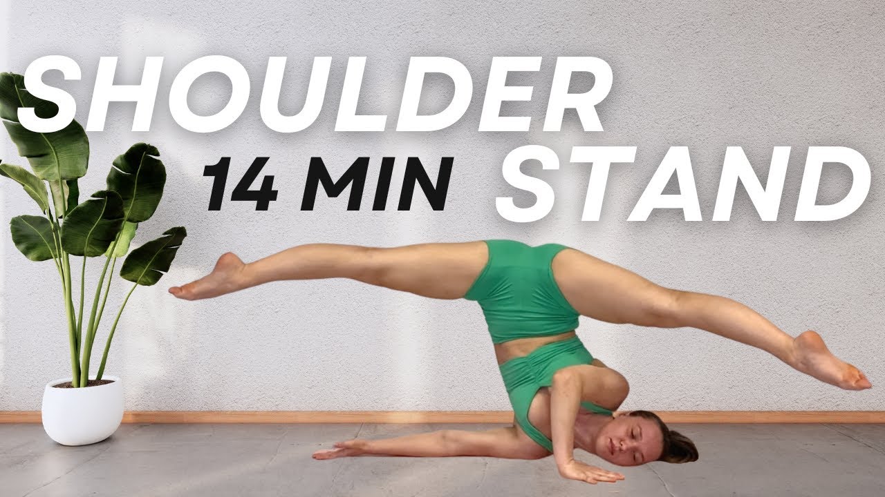 14 MIN SHOULDER STAND - Learn How to Balance (Follow Along) Tips and Tricks