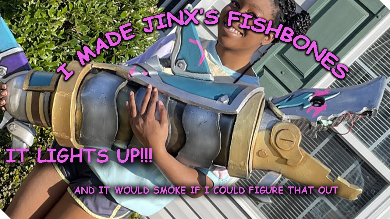 How I made Jinx's Fishbones (League of Legends: Arcane Cosplay)