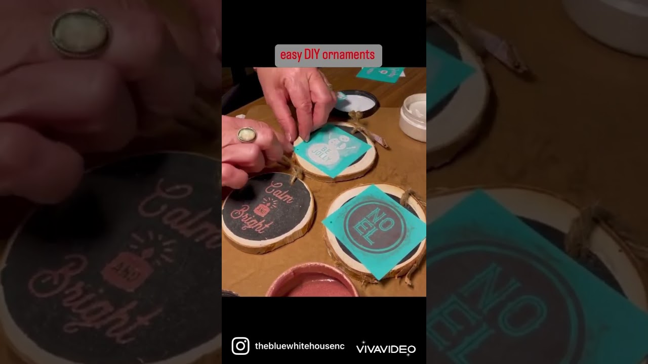 DIY ornament with Chalk Couture 🎄Minis
