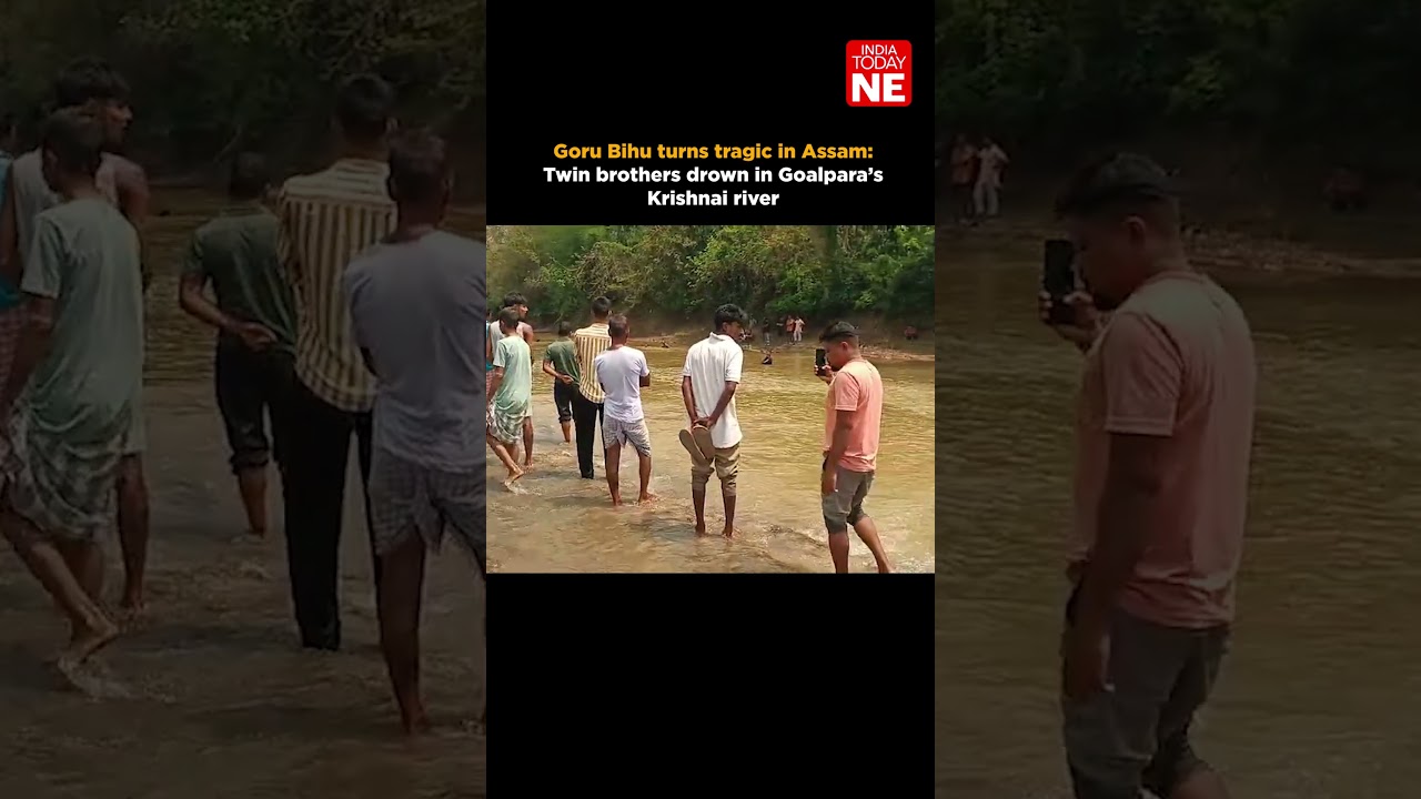 Трагедия в Ассаме: в реке Кришнаи в Гоалпаре утонули братья-близнецы, один из которых погиб во вр...
