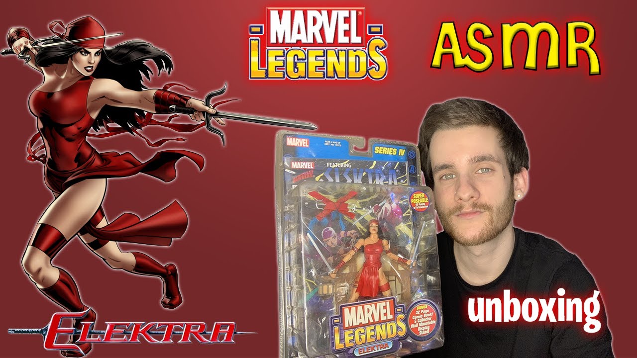 ASMR | Marvel Legends Elektra Unboxing - (Series IV 2003)