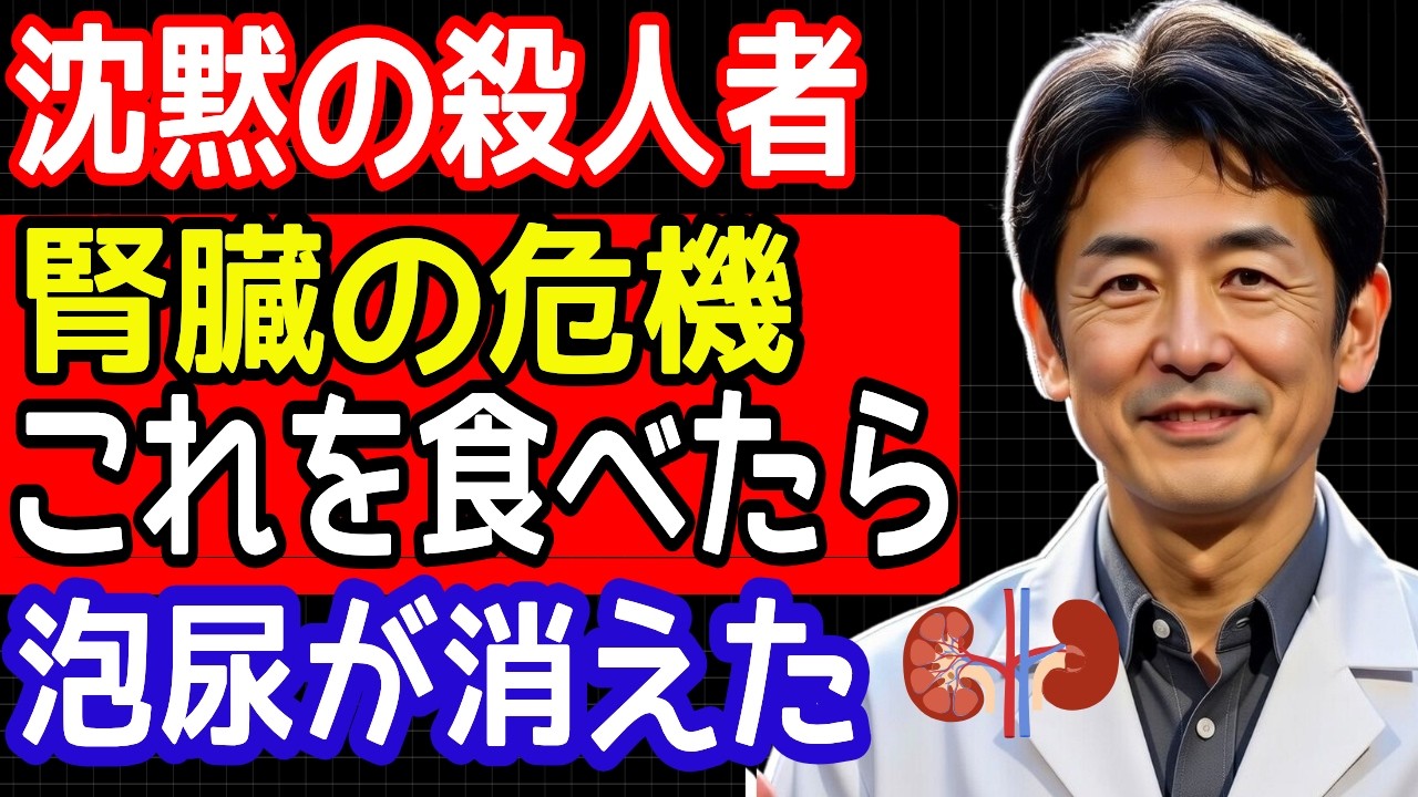 【60代以上必見】尿の泡が消える！腎臓をきれいにする奇跡の食べ物5選 | シニア健康 | 腎臓に良い食べ物 |