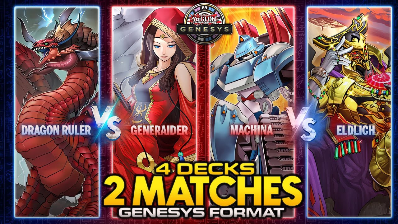 Dragon Ruler vs Generaider, Machina vs Eldlich | Genesys Format | MDPRO3 |Replays 🎮 & Decklist ✔️