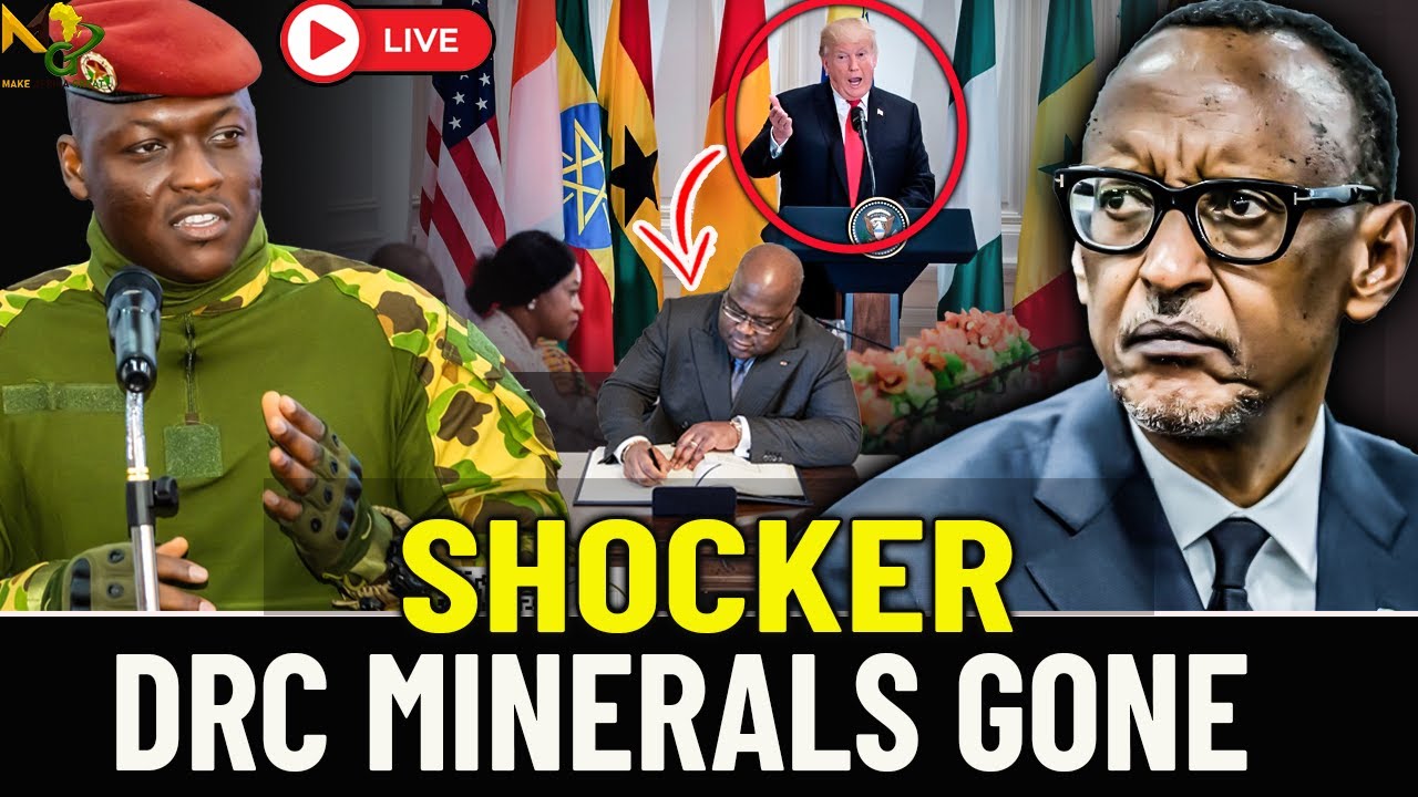 Traore Won't BELIVE: DRC & Rwanda Sign U.S.-Backed Peace Deal in Washington under TRUMP